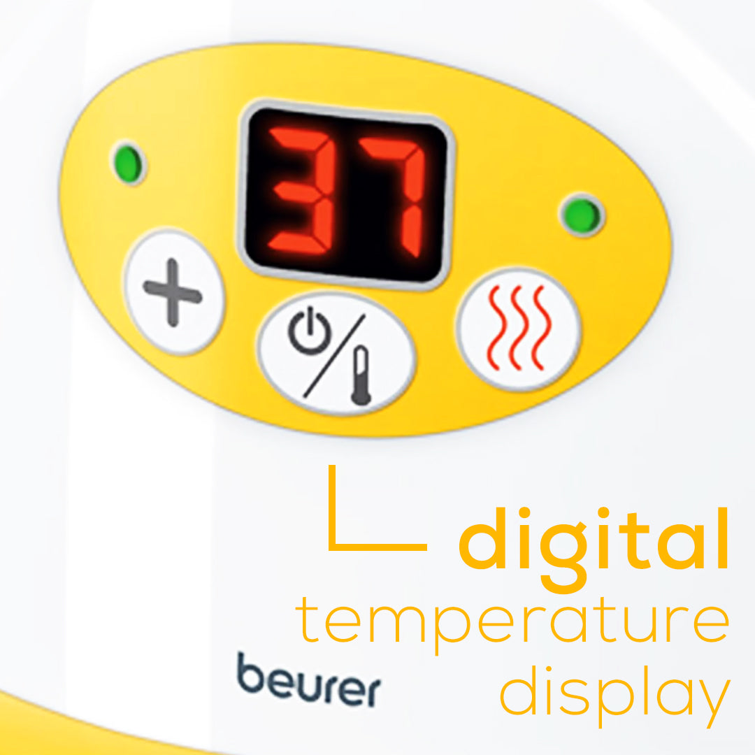 Beurer Baby Bottle Warmer & Food Warmer BY52 digital temperature display