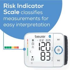 Bluetooth Wrist Blood Pressure Monitor, Premium 800W