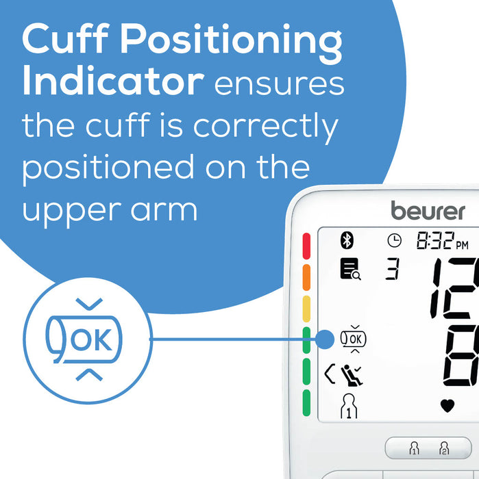 Upper Arm Bluetooth Blood Pressure Monitor, Deluxe 600