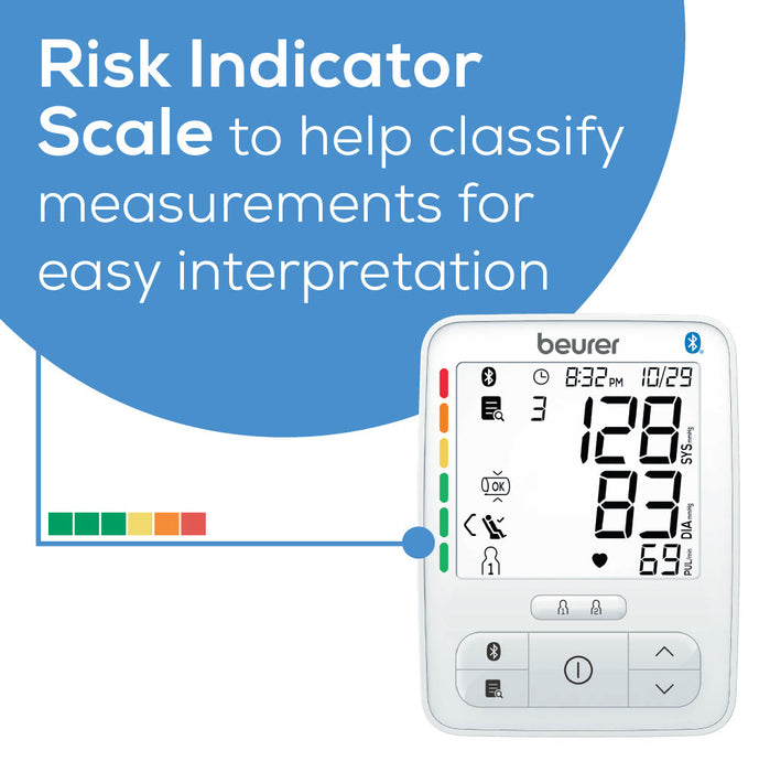 Upper Arm Bluetooth Blood Pressure Monitor, Deluxe 600