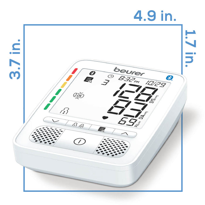 Beurer Tensiómetro Bluetooth para la parte superior del brazo, Premium 800