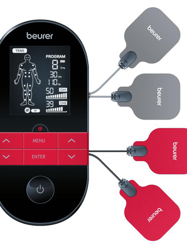 3-in-1 TENS EMS Unit with Heat Therapy | Pain Relief & Muscle Stimulation Device
