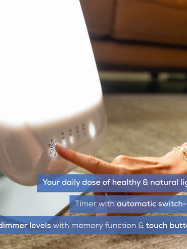 Extra Bright Daylight Lamp | 10,000 Lux Light Therapy for SAD & Energy