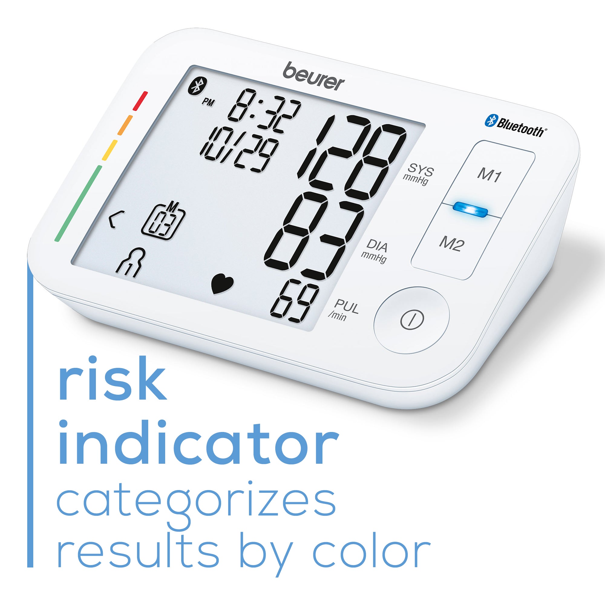Beurer Series 600 Bluetooth Blood Pressure Arm Monitor, BM52W