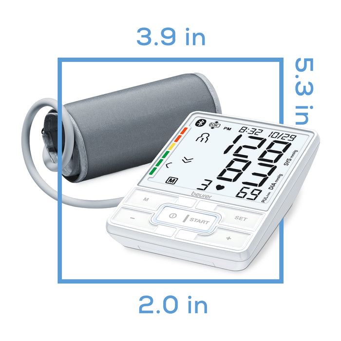 BM69W dimensions of 5.3" length by 3.9" width, and 2.0" height.