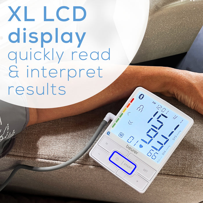 XL Backlit Display makes results easier to read and interpret results.