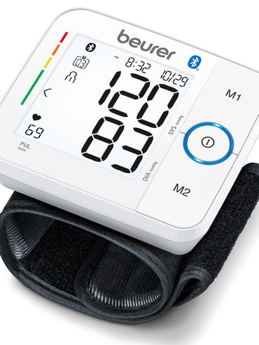 Monitor de brazo de presión arterial de muñeca Bluetooth Beurer, Premium 800W