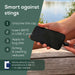 Person plugging BR70 into the smartphone charging port with details on how to use, with no app needed.