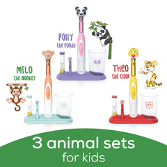 Milo the Monkey Electric Toothbrush Set for Kids, TB10M