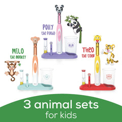 Theo the Tiger Electric Toothbrush Set for Kids, TB10T