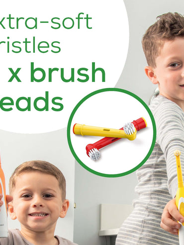 Theo the Tiger Electric Toothbrush Set for Kids, TB10T