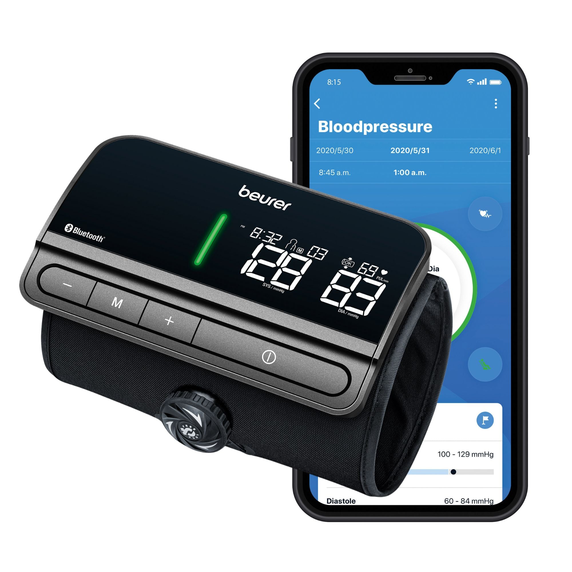 All-in-One Bluetooth Blood Pressure Monitor