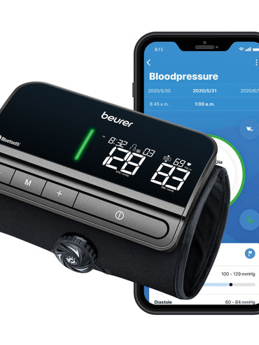 Tensiómetro inalámbrico y Bluetooth de una sola pieza Beurer, BM81 