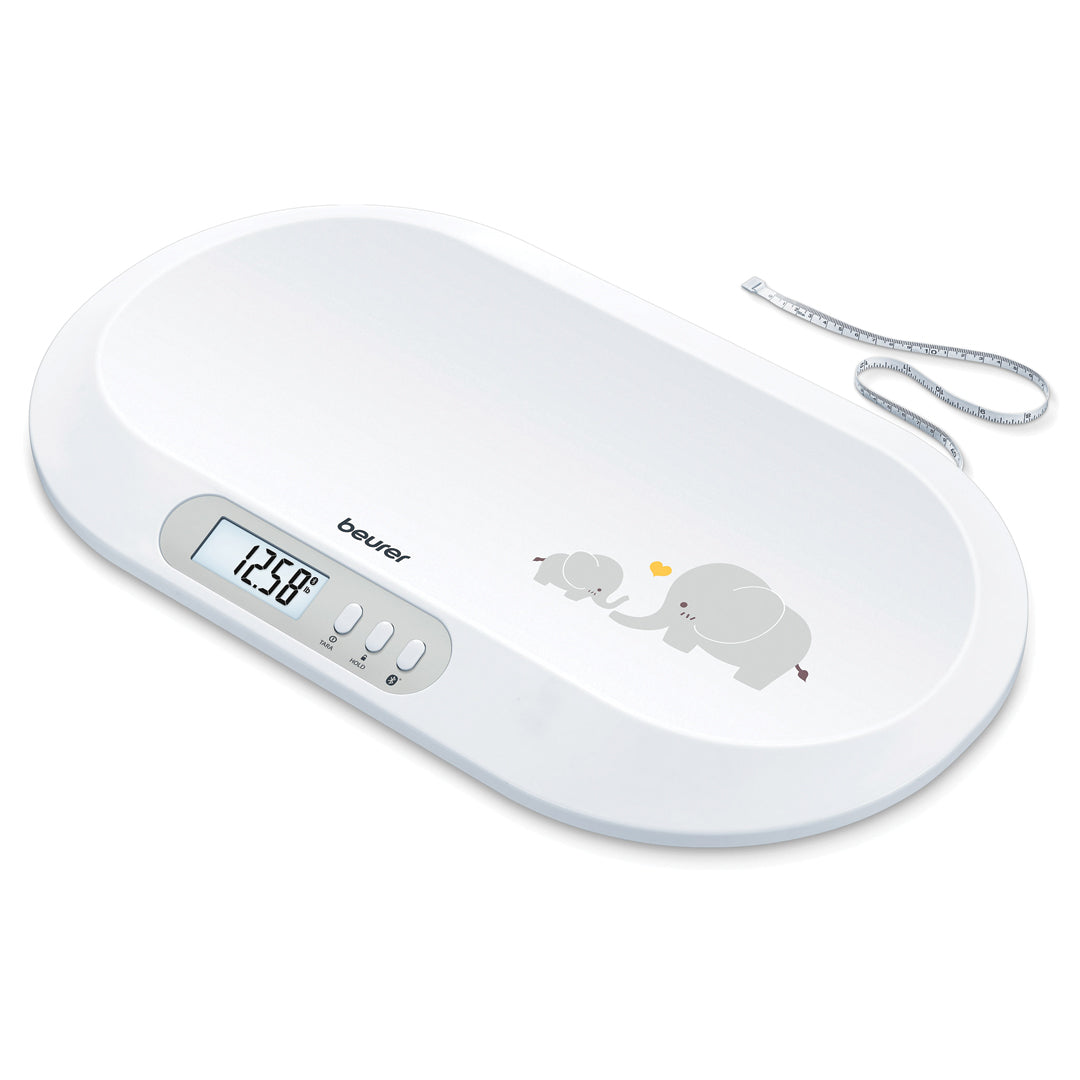Beurer BY90 Bluetooth Baby & Pet Scale – Smart Infant Weight Tracker with App