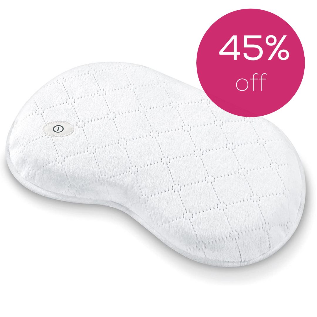 Beurer Soft Waterproof Vibrating Spa Pillow, MG13