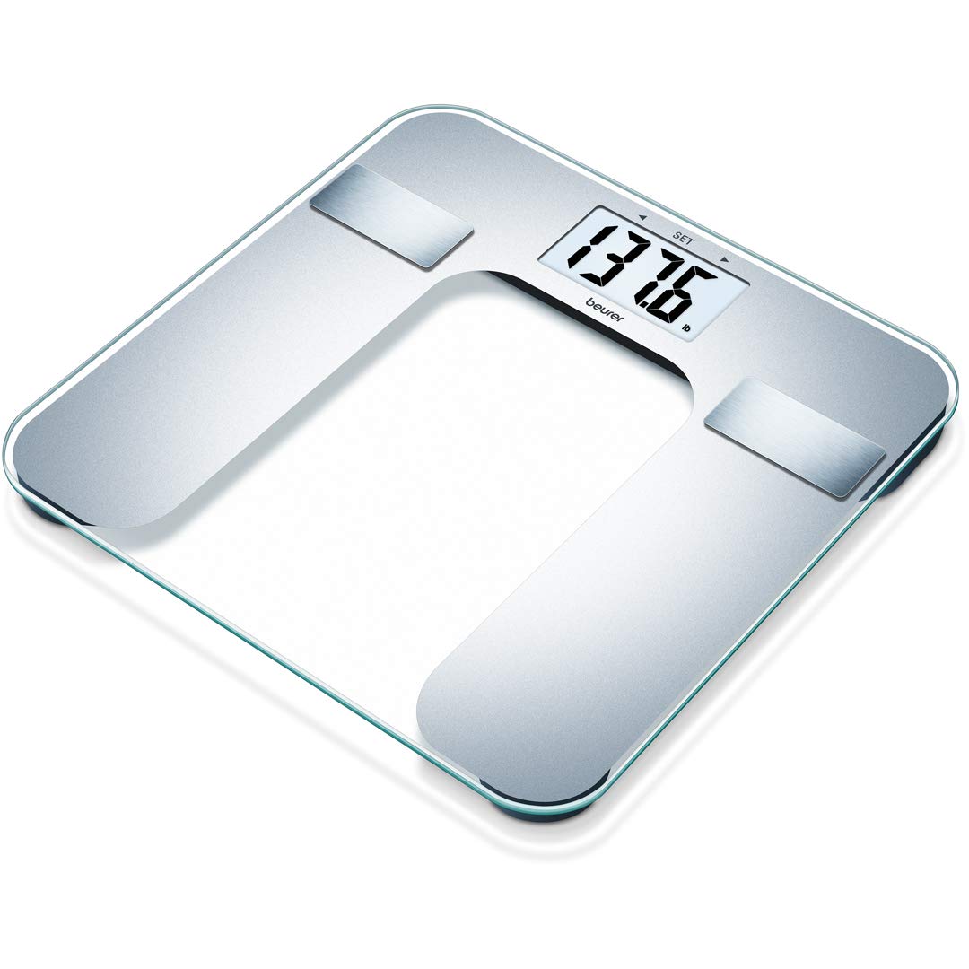 Báscula analizadora de grasa corporal Beurer Silver, BF130 