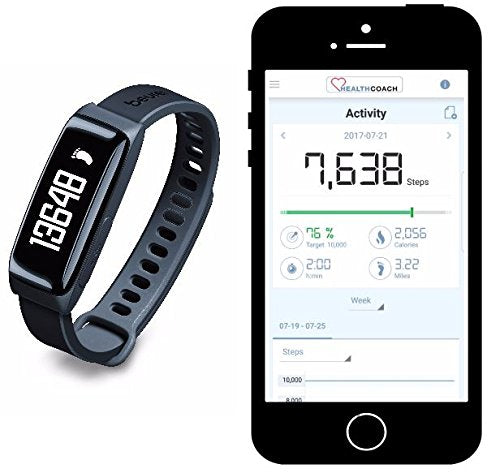 Beurer Activity Sensor Fitness Tracker AS81 Pairs with smartphone