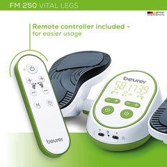 Beurer Vital Legs EMS Circulation Stimulator FM250 remote controller Beurer Vital Legs EMS Circulation Stimulator FM250 6 electrodes 25% off Revitive Circulation Booster