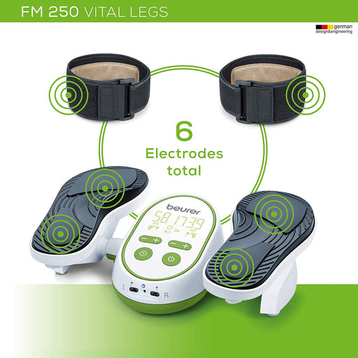 Beurer Vital Legs EMS Circulation Stimulator FM250 6 electrodes 25% off Revitive Circulation Booster