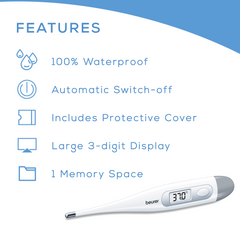 Beurer Beurer Clinical Thermometer, FT09 features