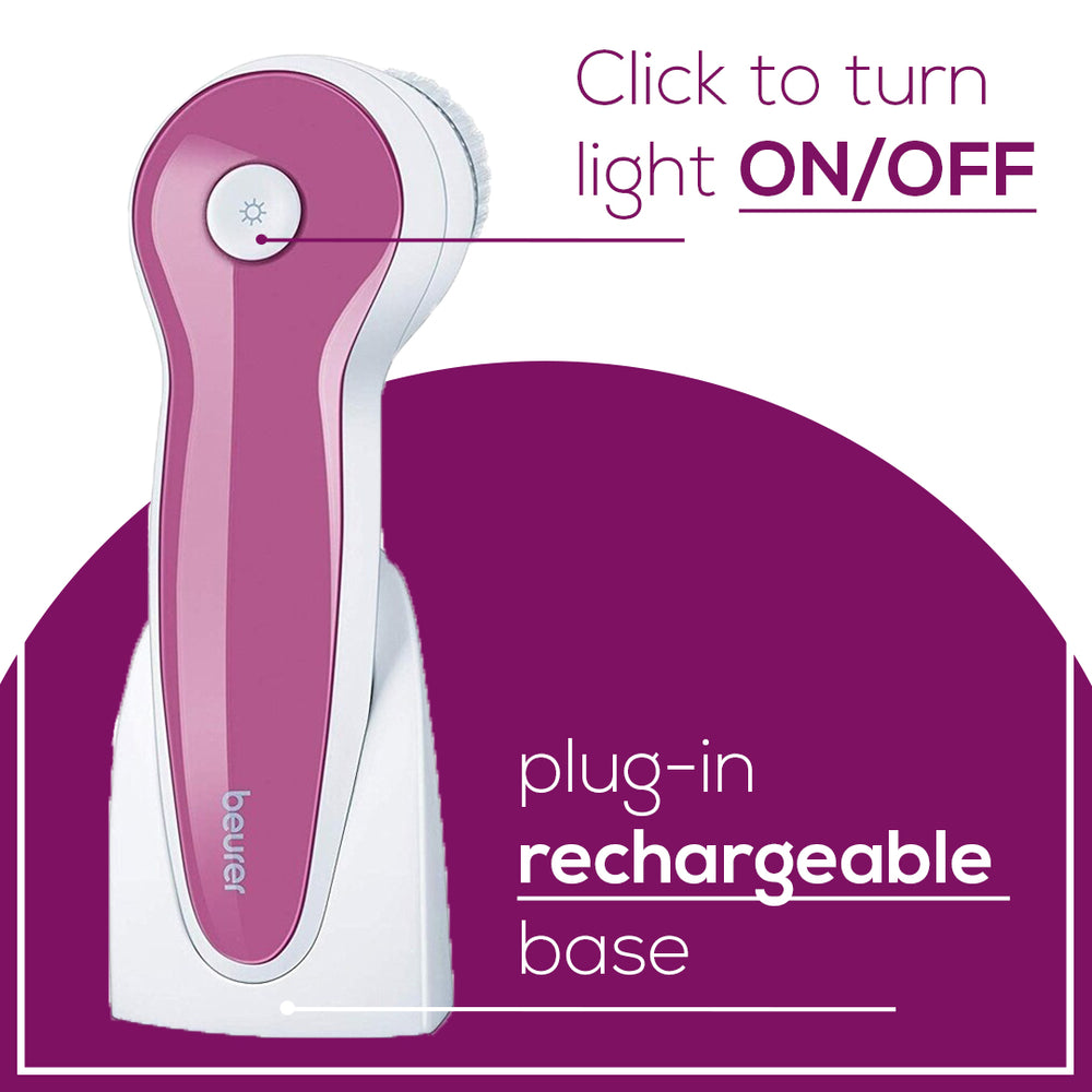 Blue Light Led Rechargeable Facial Brush, FC65