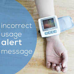 beurer wrist blood pressure monitor bc30 incorrect usage alert