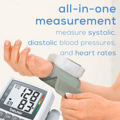 beurer wrist blood pressure monitor bc30 all in one measurement