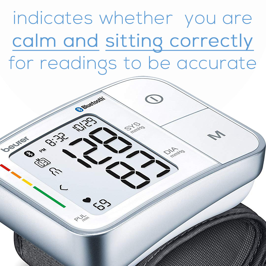 Beurer Automatic Wrist Blood Pressure Monitor, BC57