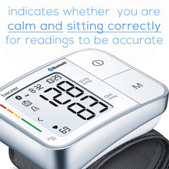 Beurer Automatic Wrist Blood Pressure Monitor, BC57