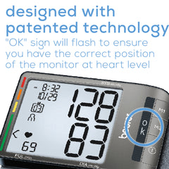 Beurer Automatic & Digital Wrist Blood Pressure Monitor, BC81 designed with patented technology