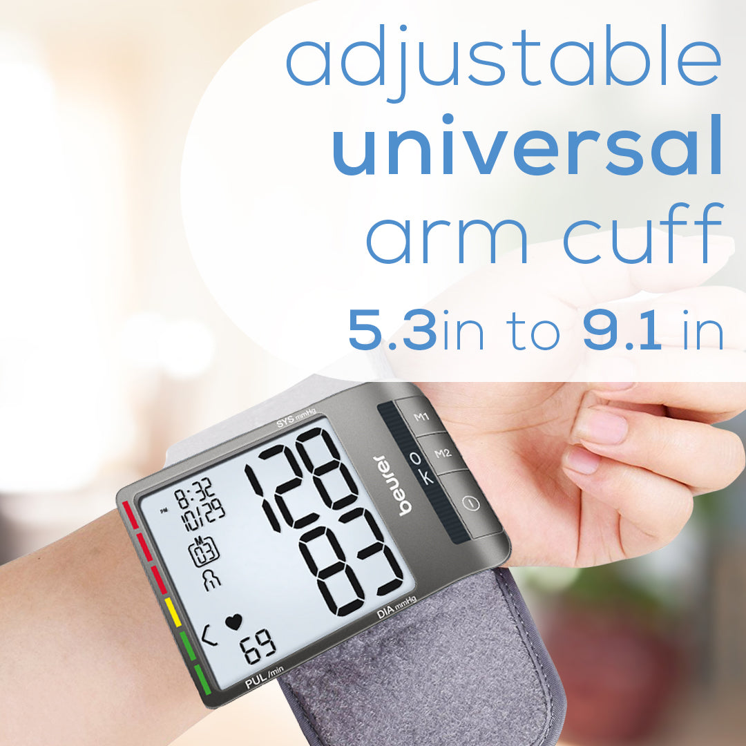 Beurer Automatic & Digital Wrist Blood Pressure Monitor, BC30