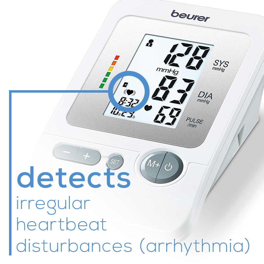 Beurer BM26 Upper Arm Blood Pressure Monitor irregular heartbeat disturbances