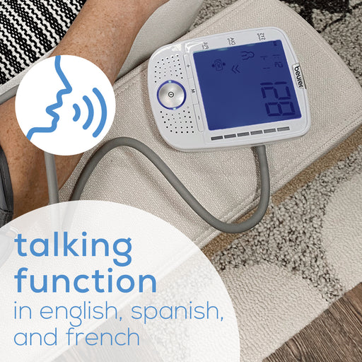 Beurer Talking Upper Arm Blood Pressure Monitor, BM50 talking function