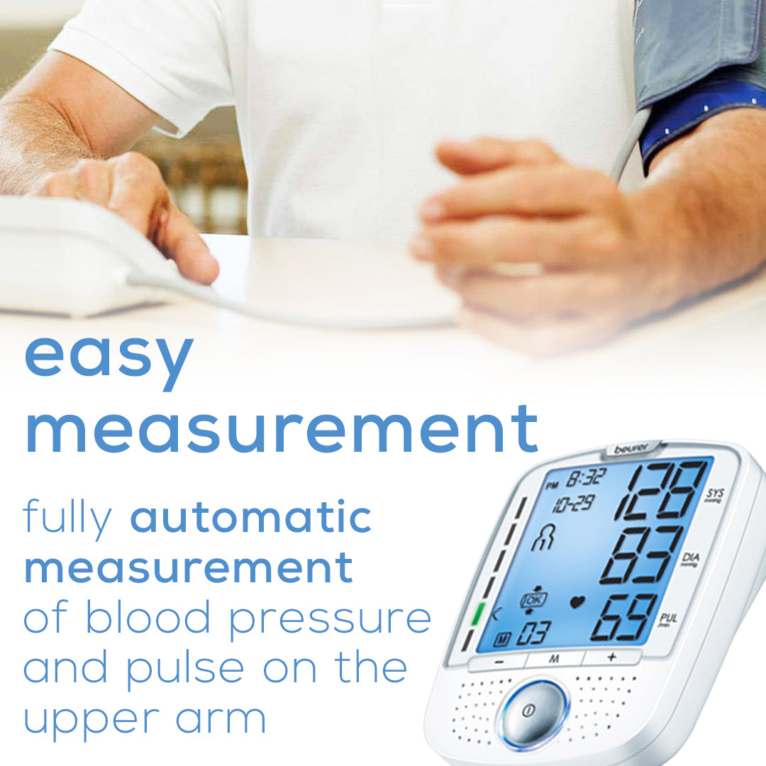 Beurer Series 800 Smart Bluetooth Blood Pressure Arm Monitor, BM69W –  ADVANCED SOLUTIONS DISPLAY