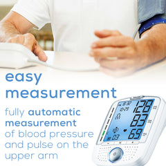 Beurer Talking Upper Arm Blood Pressure Monitor, BM50 easy measurement 