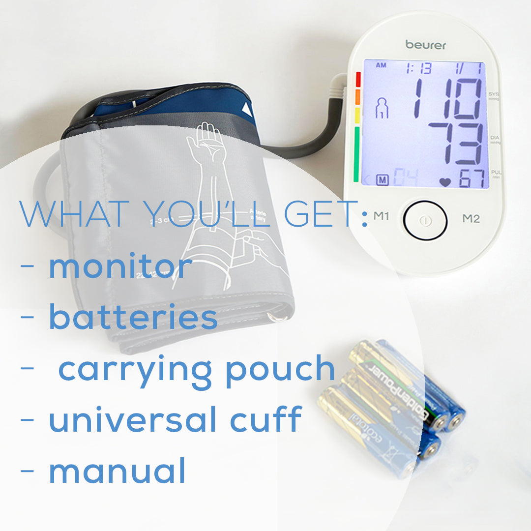 Blood Pressure Monitor Upper Arm - Fully Automatic Blood Pressure Machine  Large Cuff Kit - Digital BP Monitor for Adult, Pregnancy - Blood Pressure