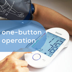 Beurer Upper Arm Blood Pressure Monitor BM55 one button operation
