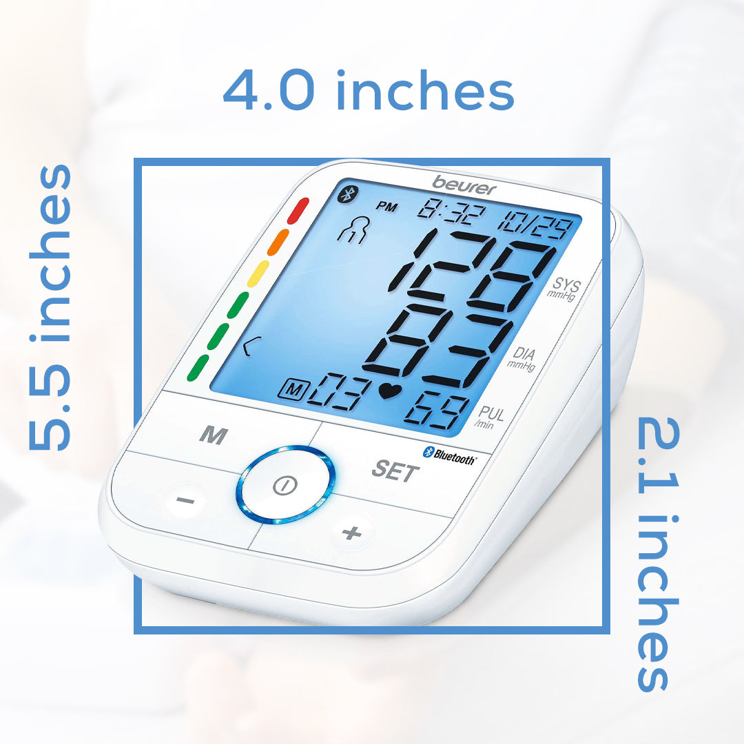 Beurer BM67 Upper Arm Blood Pressure Monitor dimensions