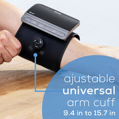 Beurer Bluetooth One-Piece Blood Pressure Monitor, BM81 adjustable universal arm cuff
