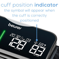 Beurer Bluetooth One-Piece Blood Pressure Monitor Black BM81 - Best Buy