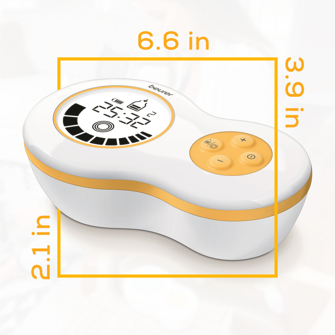 Beurer Electric Dual Breast Pump BY70 dimensions