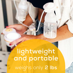Beurer Electric Dual Breast Pump BY70 with travel diaper bag