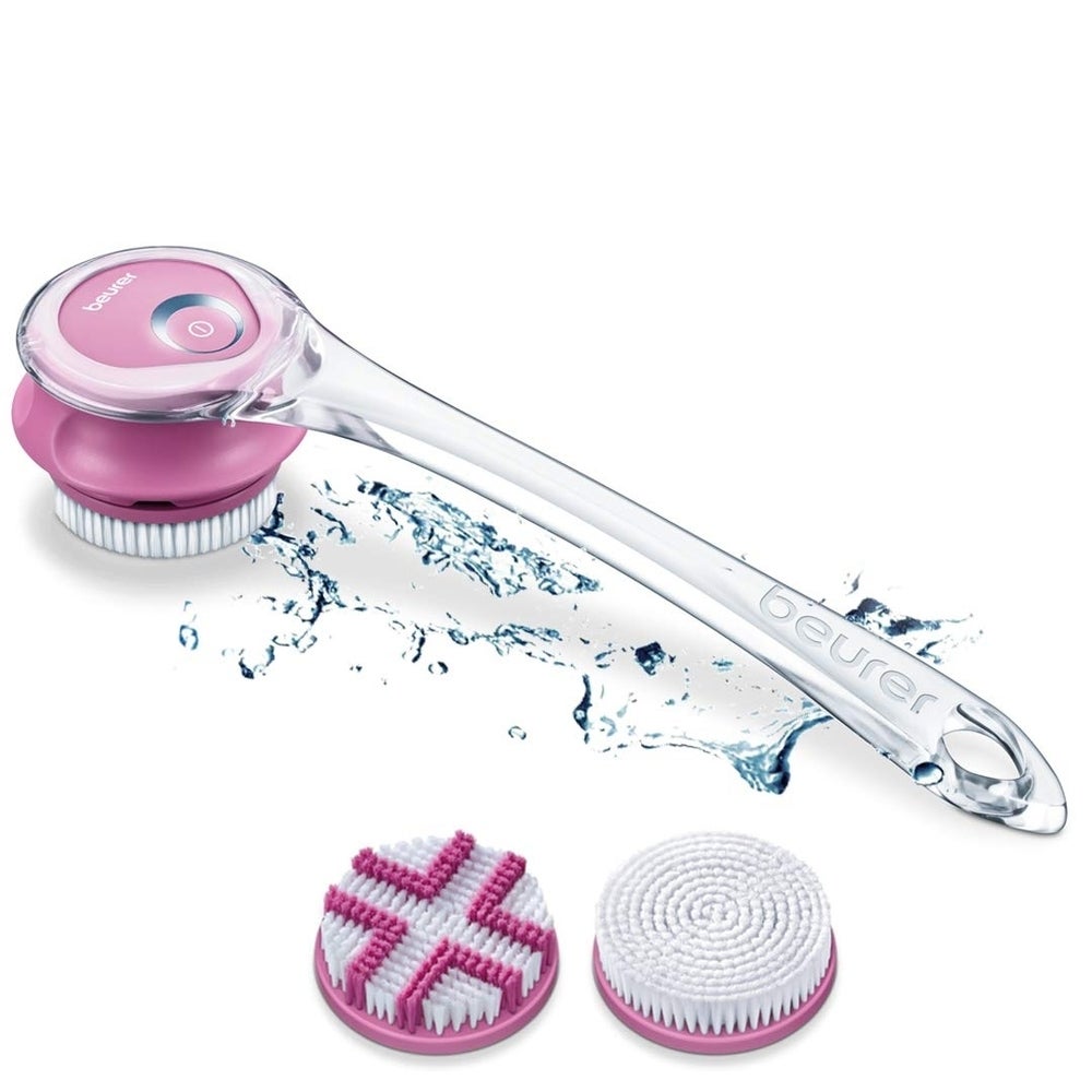 Beurer Exfoliating and Rechargeable Cleansing Shower Brush, FC55