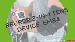Beurer EM34 2-in-1 Knee & Elbow TENS Unit