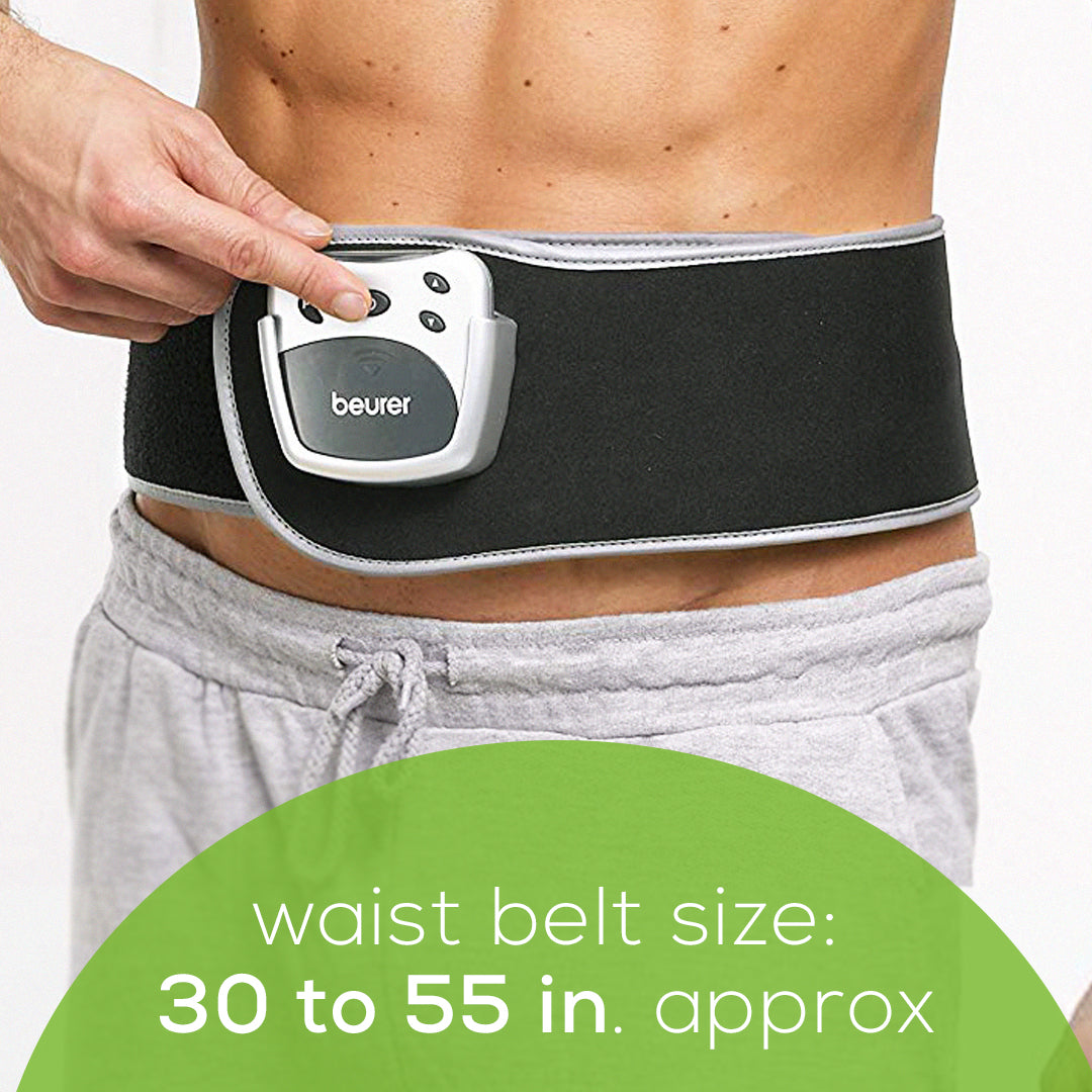 Beurer Lower Back TENS Support Belt, EM38 waist belt size 30 to 55 inches approx. 