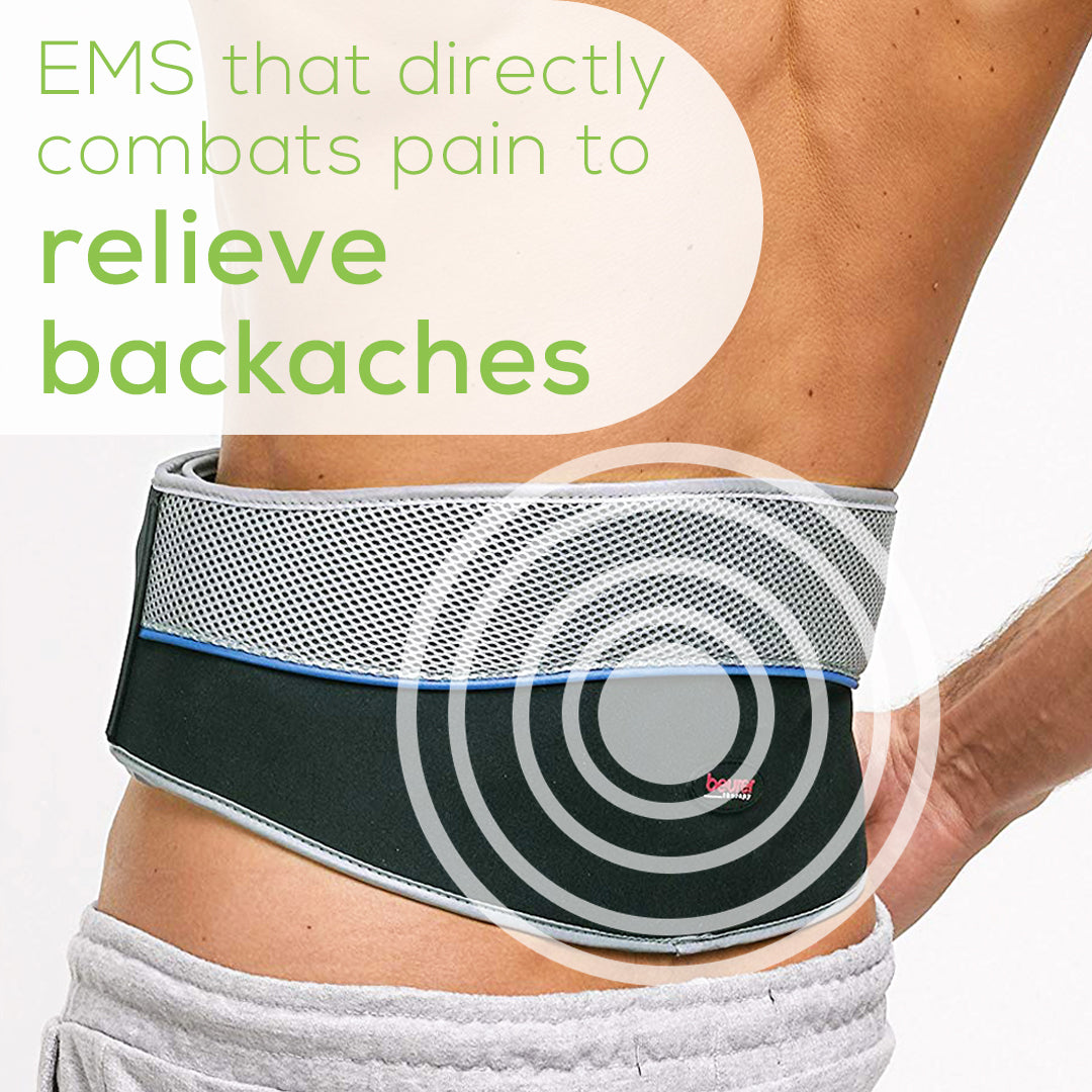 Beurer Lower Back TENS Support Belt, EM38 15 inches extension belt included EMS directly combats pain to relieve backaches 