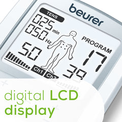 Beurer EM44 TENS UNIT Muscle Stimulator digital LCD display