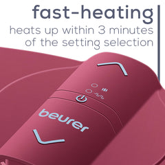 Beurer Menstrual Relief Relax EM50 fast heating heats within 3 minutes of setting selection