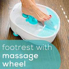 Beurer Relaxing Foot Spa Massager, FB13 footrest with massage wheel