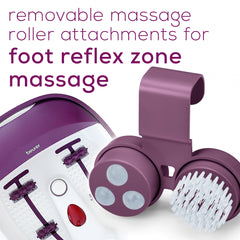 Beurer Bubble Foot Bath Spa FB21 removable massage roller attachments